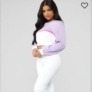 Fashion Nova cropped sweatshirt 3x